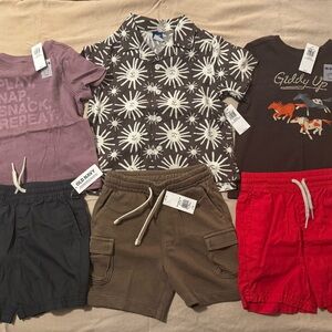 Old Navy Kids' Assorted Clothing Set - Black, Brown, Red